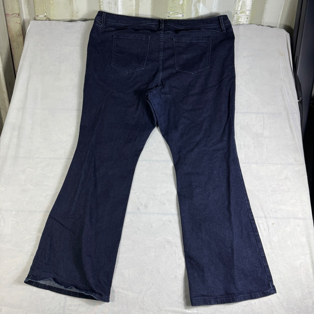 Torrid Womens Luxe Slim Bootcut Jeans Indigo Blue Denim Super Stretch Size 22 T - Picture 2 of 16